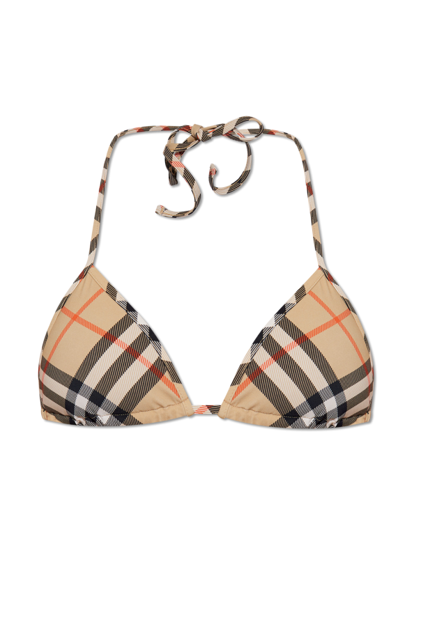 Burberry Checked swimsuit top