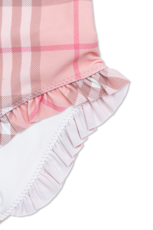 Burberry Kids Jednoczęściowy kostium kąpielowy `Immy`