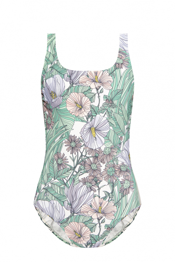 Multicolour Floral-printed one-piece swimsuit Tory Burch - Vitkac Australia