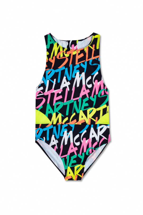 Stella McCartney Kids One-piece swimsuit with logo