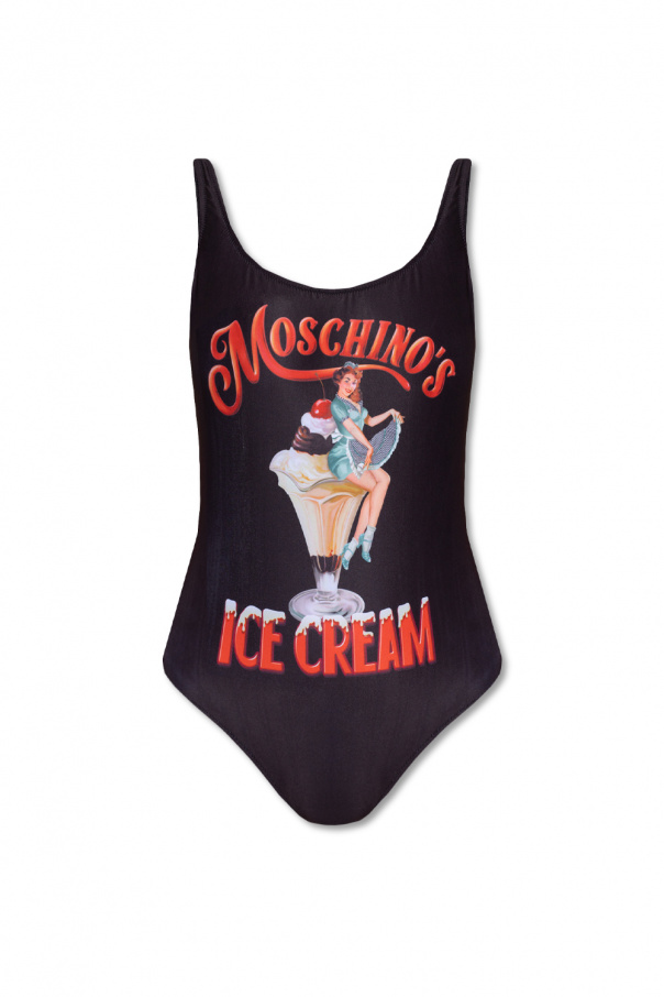Moschino Printed one-piece swimsuit