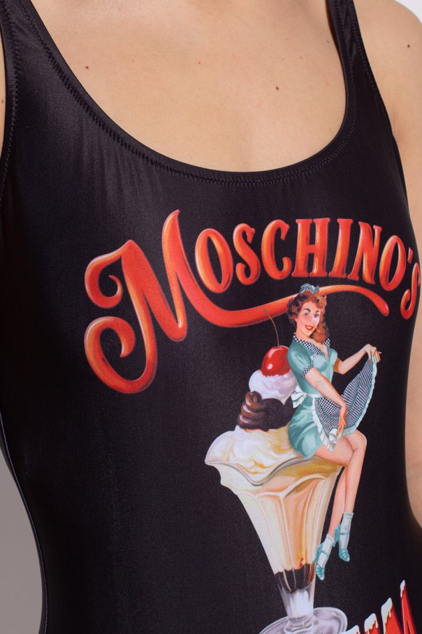 Moschino Printed one-piece swimsuit