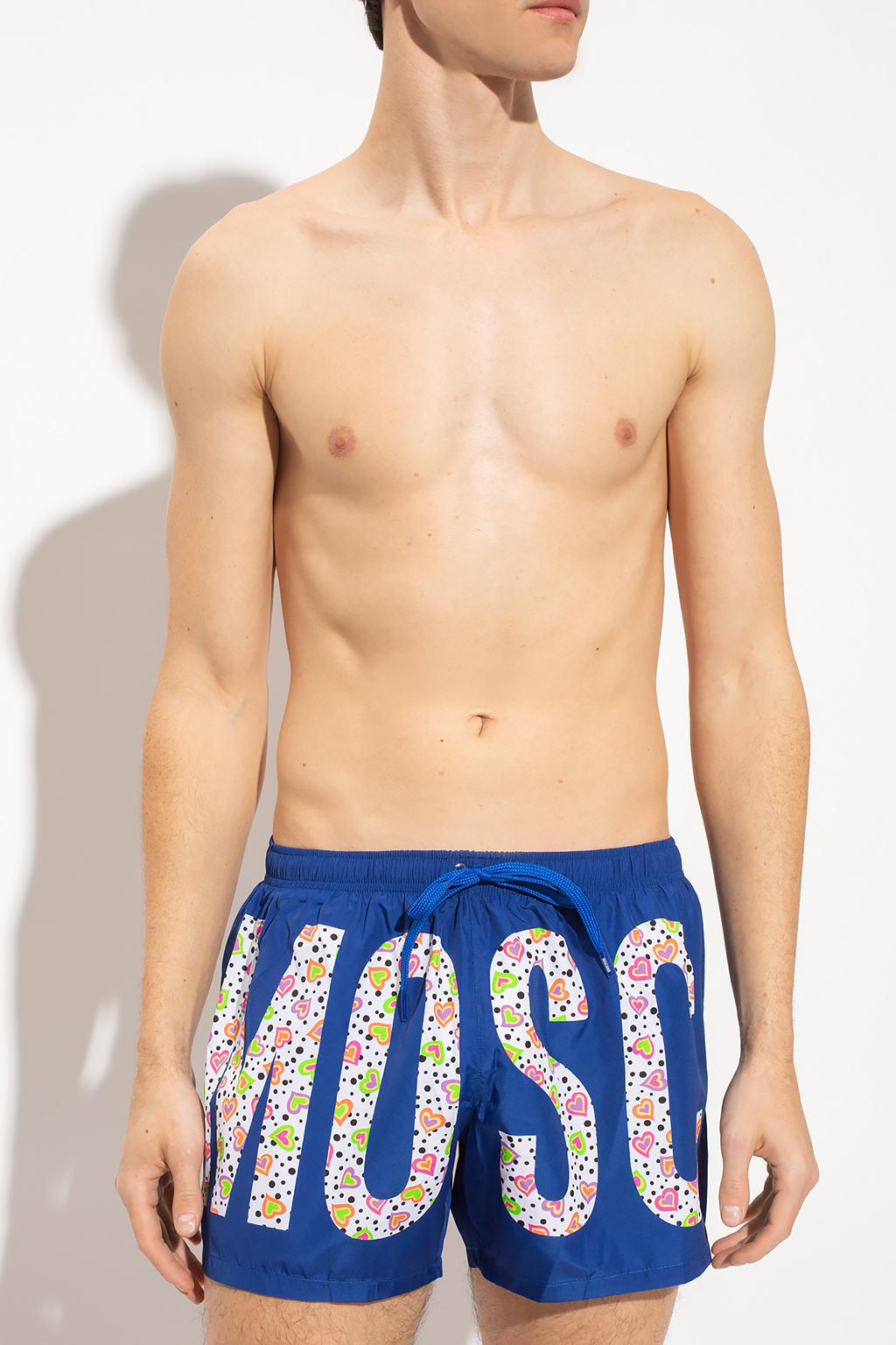 Moschino Calling all explorers these lightweight olive-green Dwr Comfort shorts from