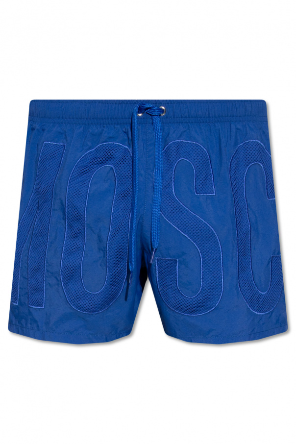 Moschino Swimming wrap shorts with logo
