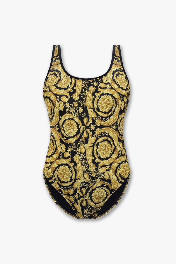 Patterned one-piece swimsuit od Versace