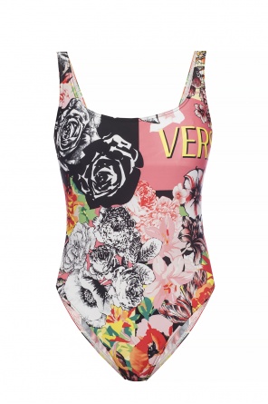 Patterned one-piece swimsuit od Versace