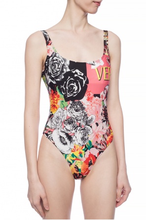 Patterned one-piece swimsuit od Versace