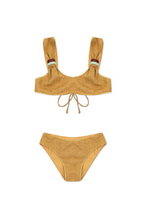 Bañador de dos piezas con hilo de lurex