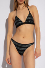 Balmain BLACK Bikini with logo