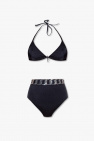 Balmain Bikini with logo appliqué