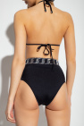 Balmain Bikini with logo appliqué