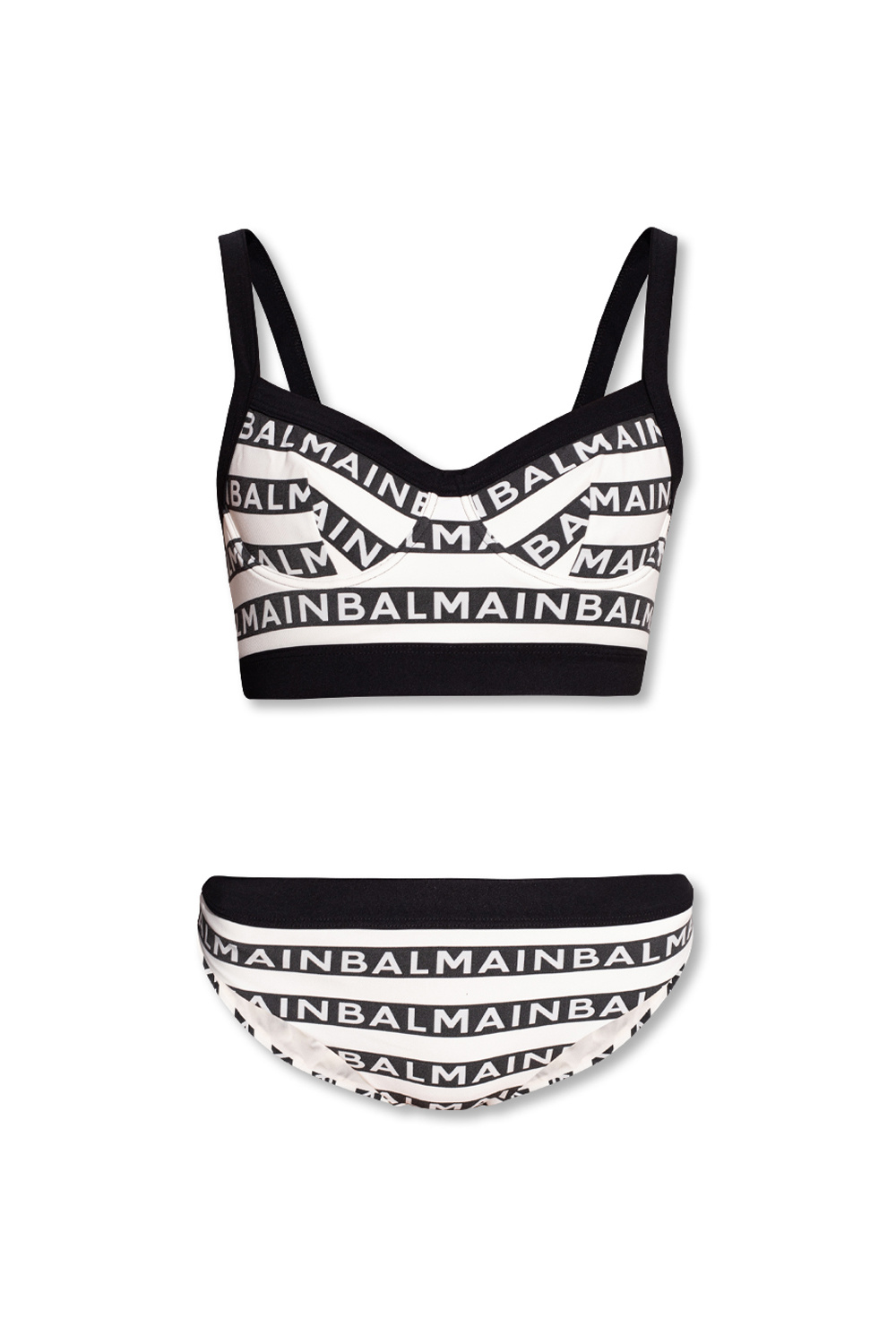 Balmain Bikini with logo pattern