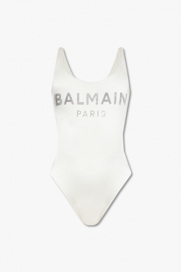 balmain boucl One-piece swimsuit