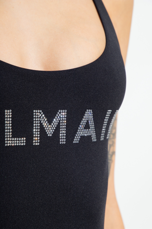 balmain double-breasted One-piece swimsuit
