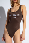 Balmain BROWN One-piece swimsuit