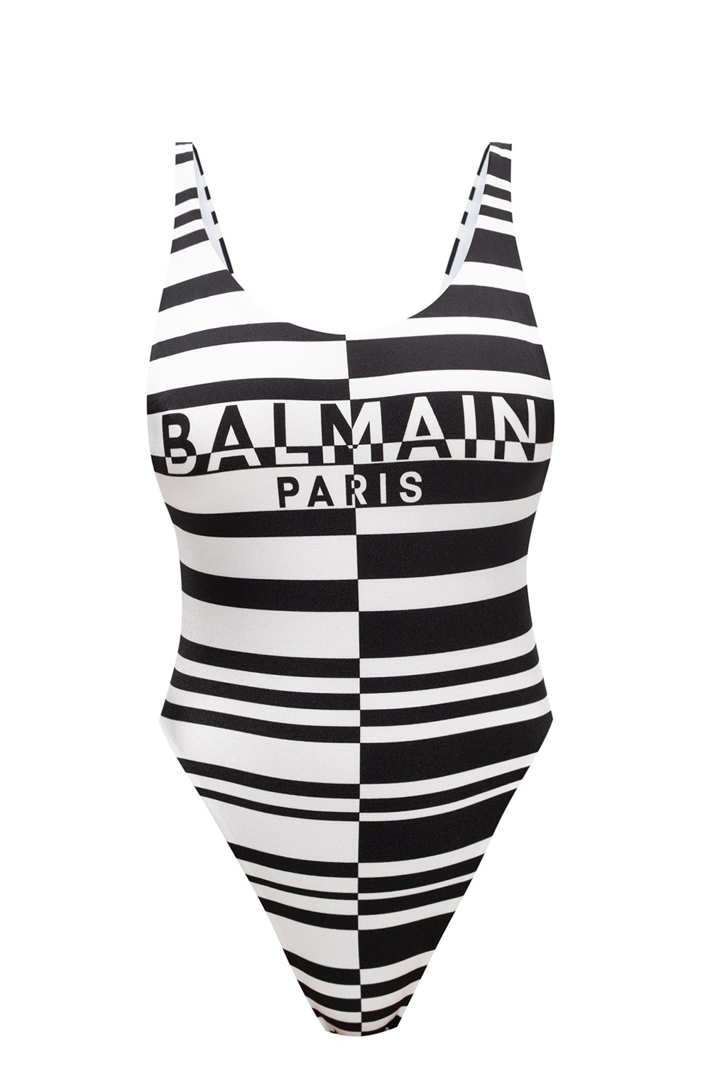 One Piece Swimsuit With Logo Balmain Gov Australia
