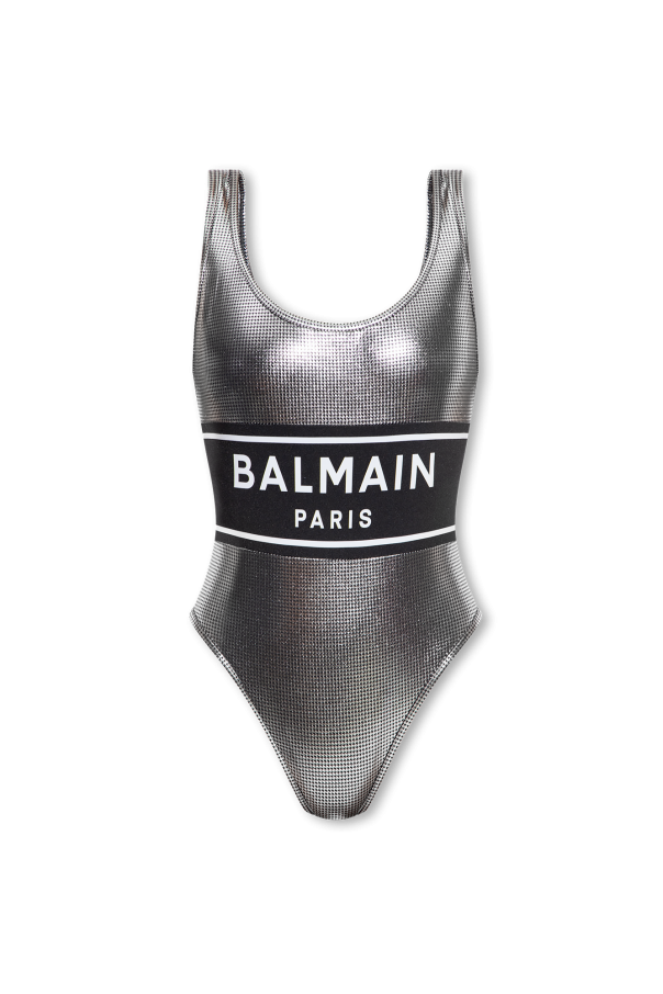Balmain track One-piece swimsuit