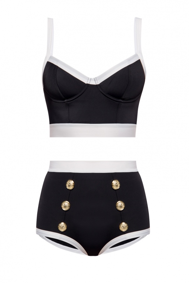 balmain bathing suit