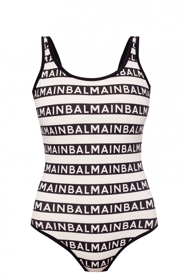 balmain swimsuit one piece