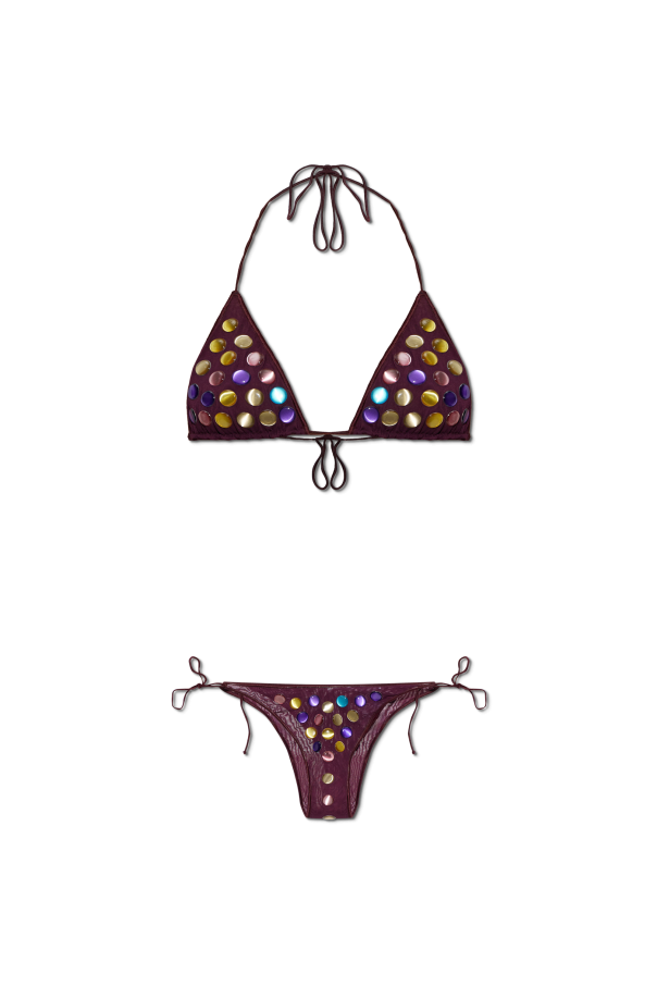 Two-piece swimsuit with appliqués od Oseree