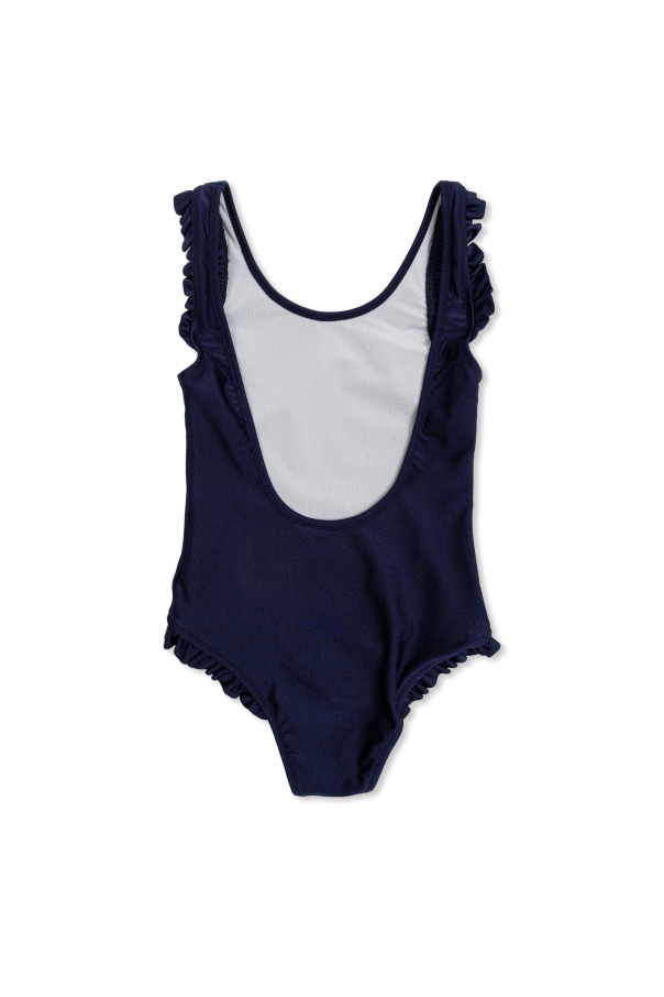 Balmain Kids Jednoczęściowy kostium kąpielowy z logo