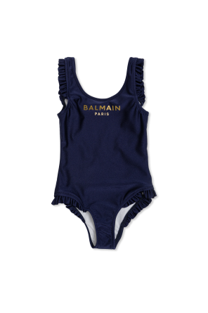 Jednoczęściowy kostium kąpielowy z logo