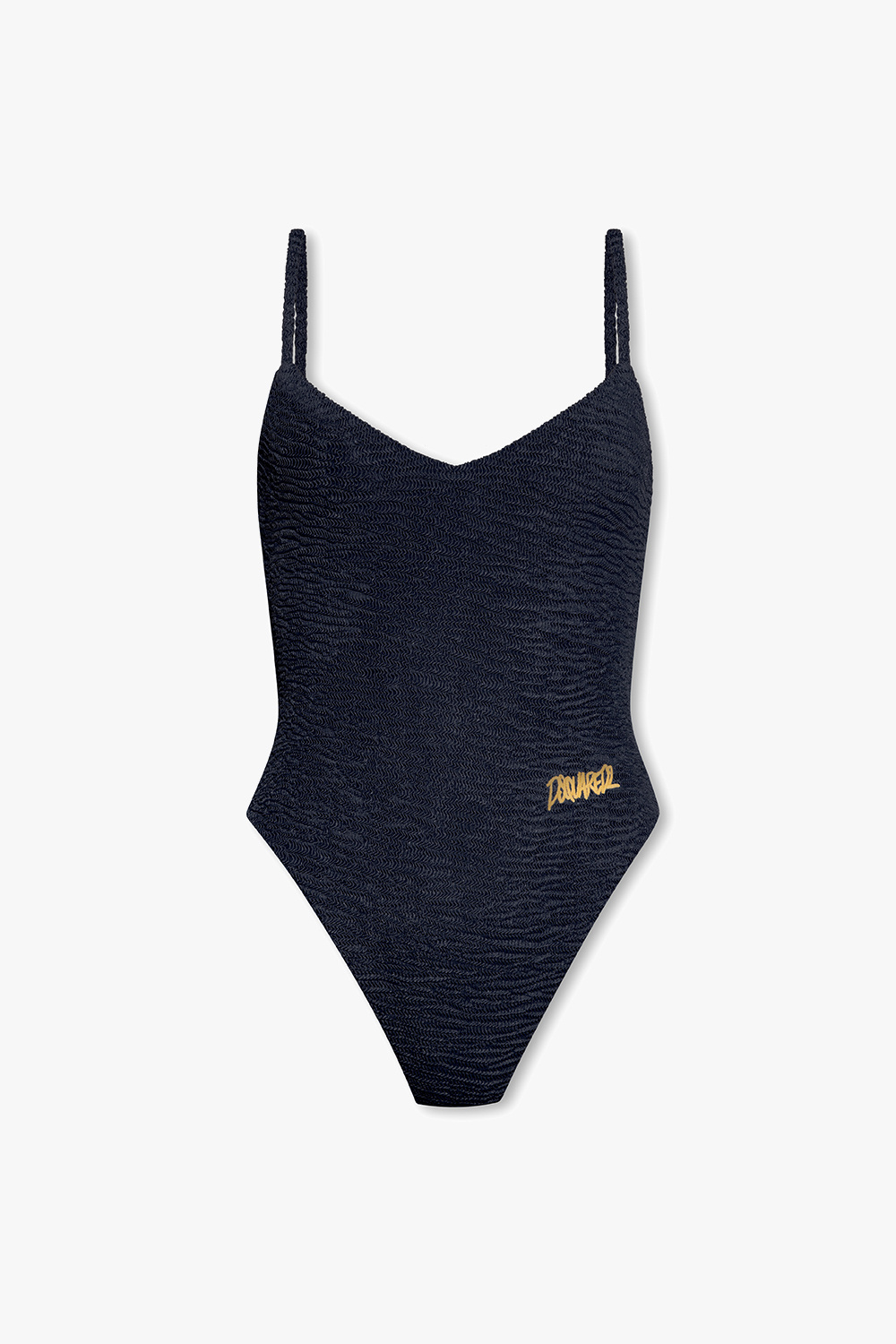 Louis Vuitton Lace Front One-Piece Swimsuit BLACK. Size 42