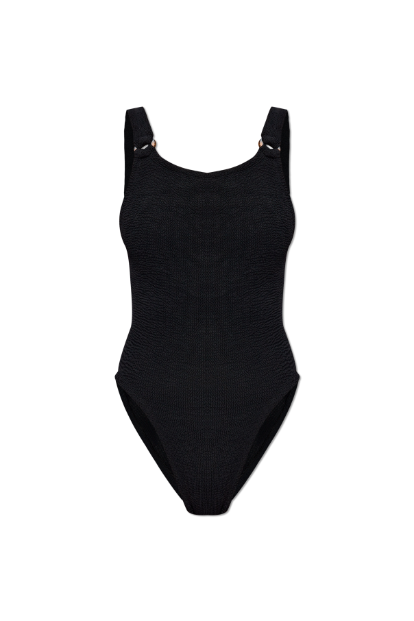 Hunza G Jednoczęściowy kostium kąpielowy ‘Domino’