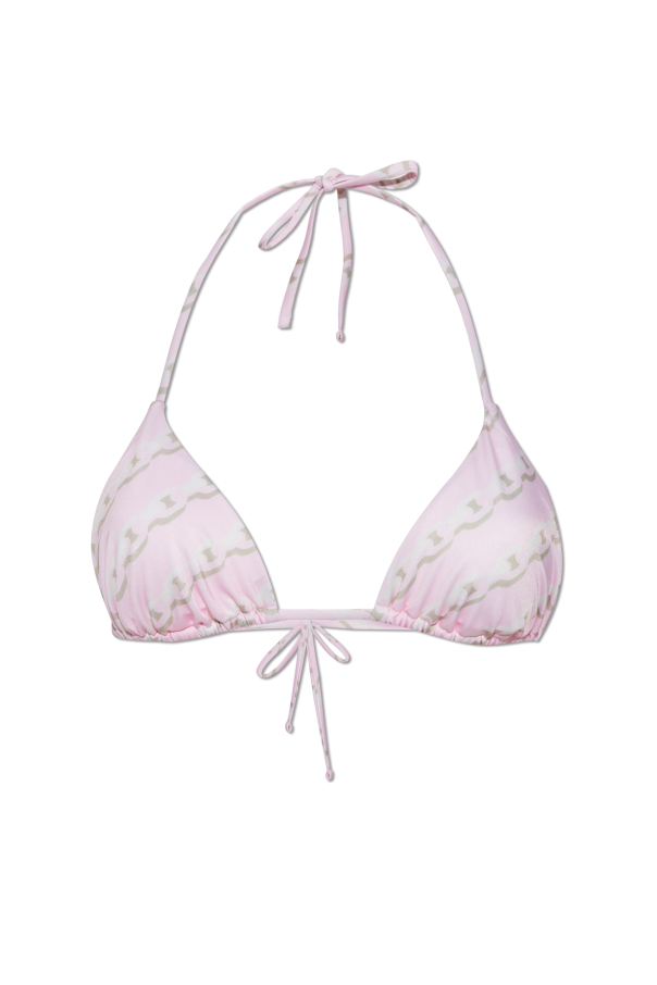 Versace Swimsuit top with Versace Treasure print