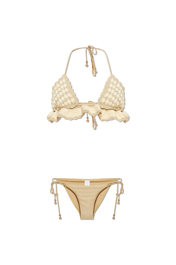 Two-piece swimsuit with lurex thread od Zimmermann