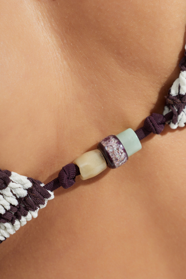 Bond-Eye Oberteil des Badeanzugs „Beaded Ingrid“