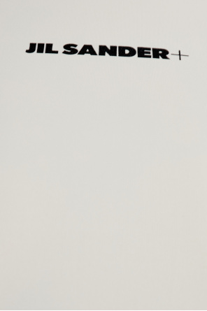 JIL SANDER+ Badeoberteil mit aufgedrucktem Logo