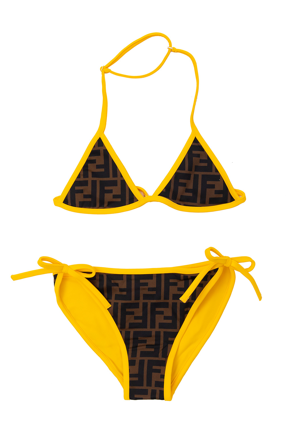 Fendi Monogram Bikini Set in Orange