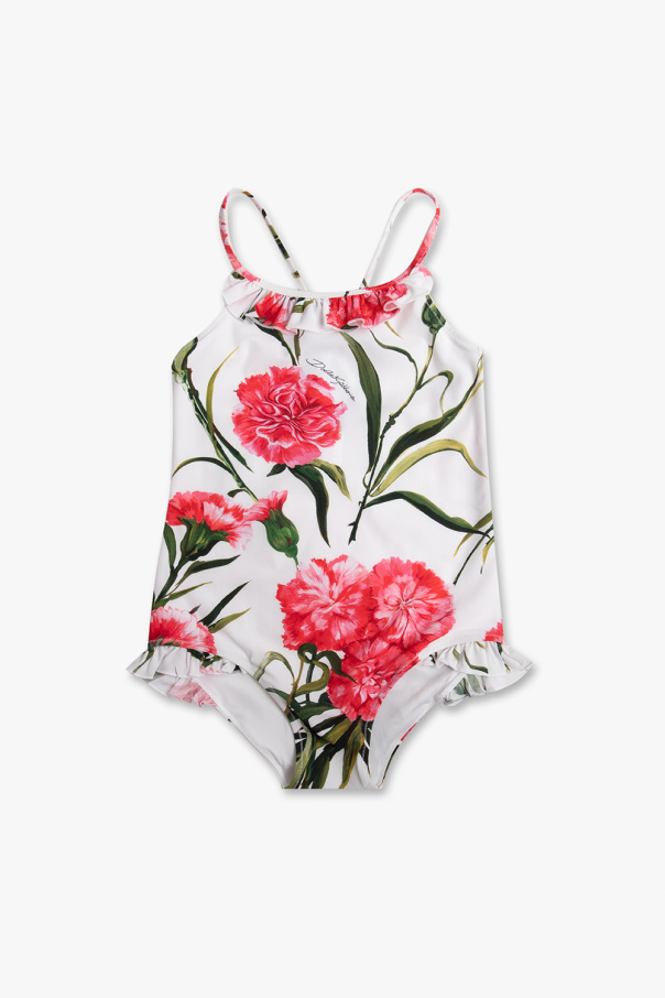 Dolce & Gabbana button down shirt Kids One-piece swimsuit
