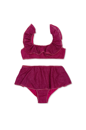 Bikini de dos piezas con hilo de lúrex