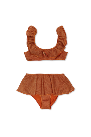 Bikini de dos piezas con hilo de lúrex