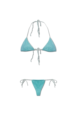 Bañador de dos piezas con hilo de lúrex