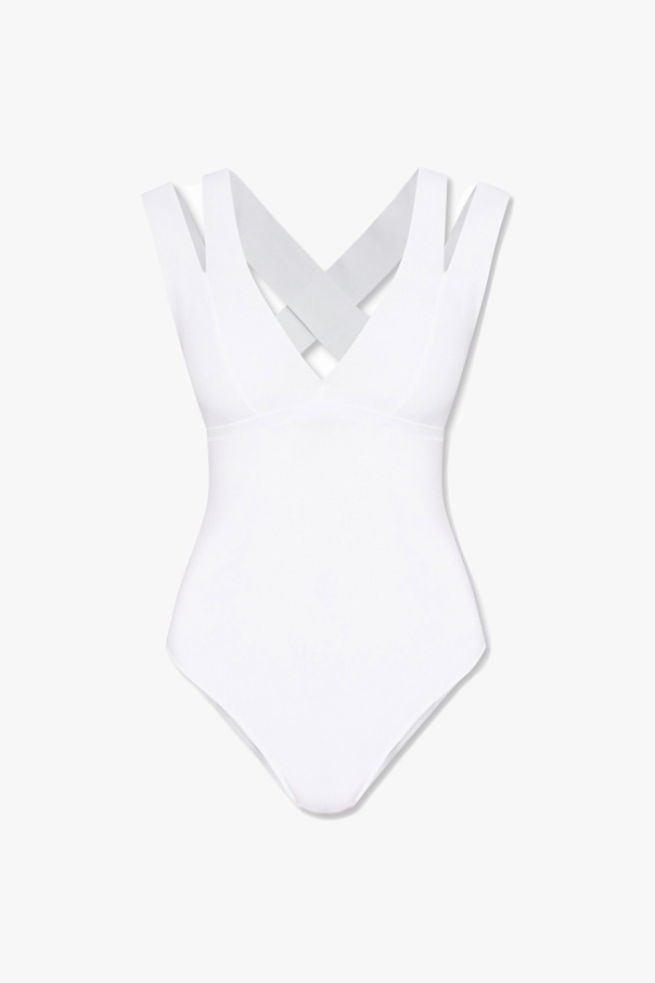 One-piece swimsuit Louis Vuitton Navy size 38 FR in Polyester
