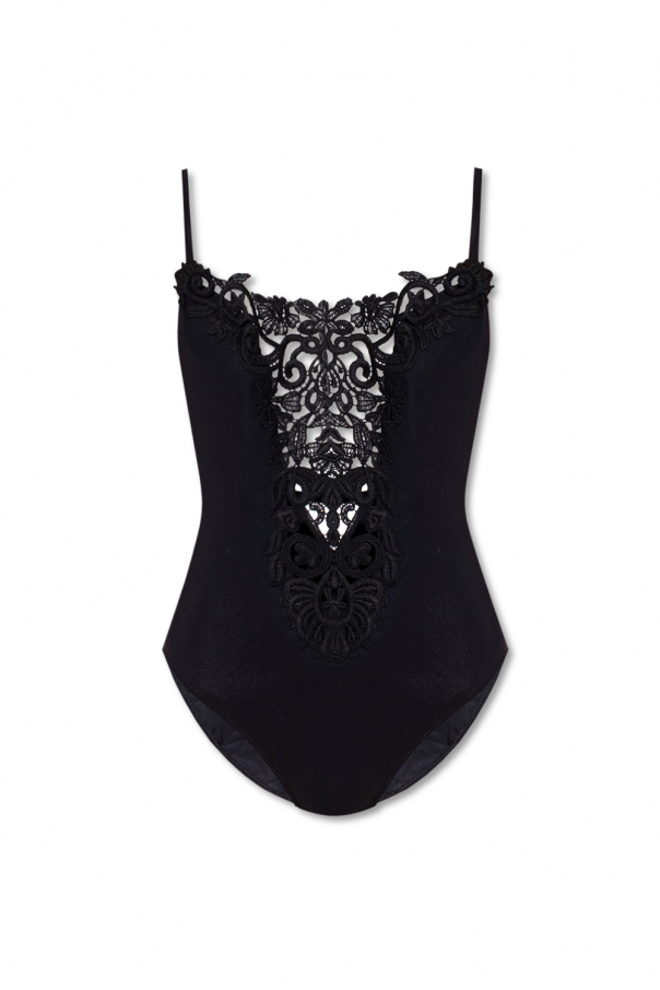 IN HONOUR OF MOVEMENT AND BREAKING PATTERNS ‘Ornela’ one-piece swimsuit