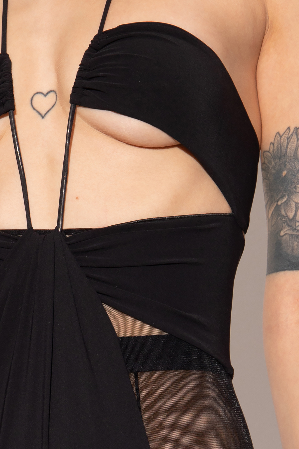 IetpShops, Nensi Dojaka Transparent corset, Women's Clothing
