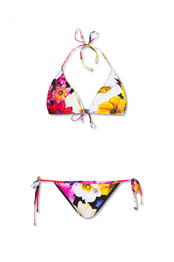 Dolce Vita Naomie Toe Ring Slides Two-piece swimsuit