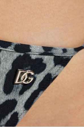Dolce & Gabbana Two-piece swimsuit with animal print