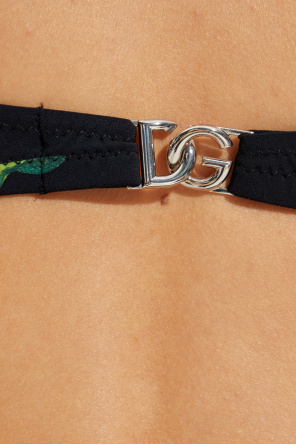 Dolce & Gabbana Dwuczęściowy kostium kąpielowy  z motywem kwiatowym