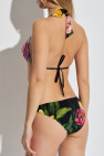 Dolce & Gabbana MULTICOLOUR Two-piece swimsuit with floral motif
