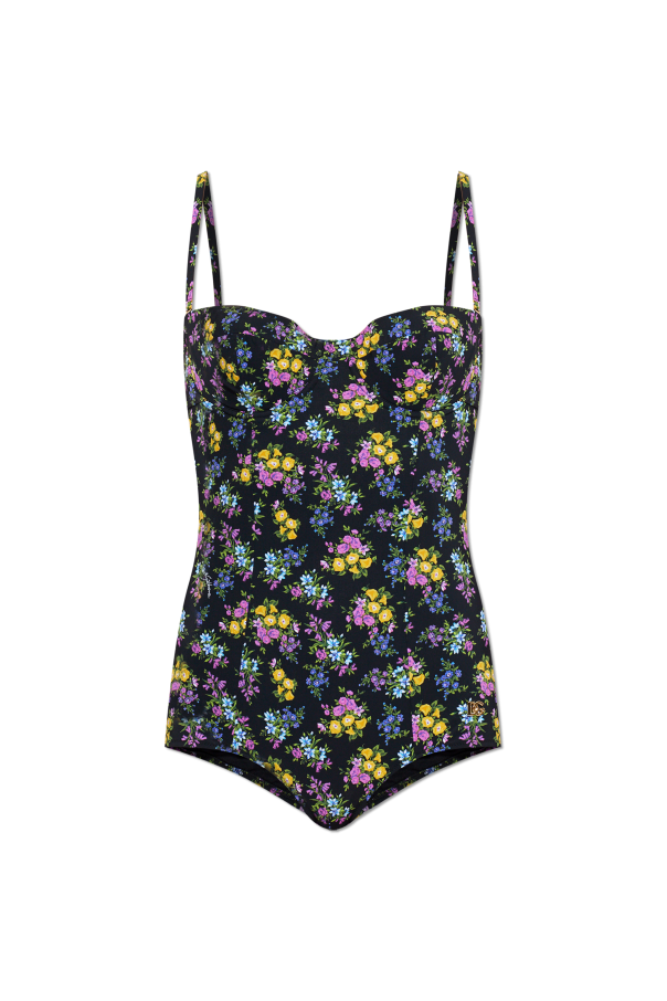 Dolce & Gabbana One-piece swimsuit with floral motif