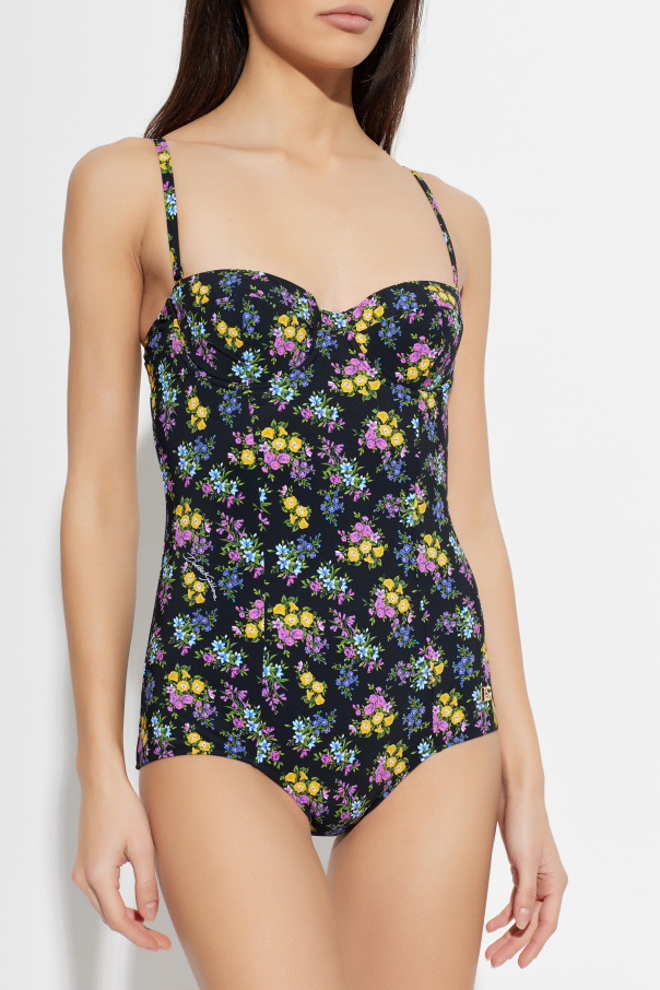 Dolce & Gabbana One-piece swimsuit with floral motif