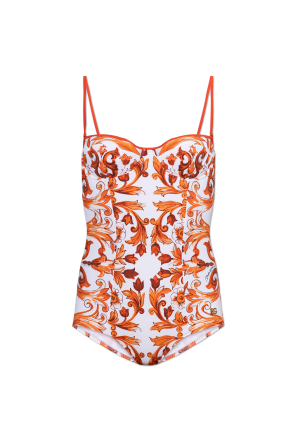 Bañador de una sola pieza con estampado "Majolica"