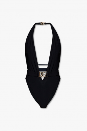 Dolce & Gabbana sequin long-sleeve midi dress Schwarz