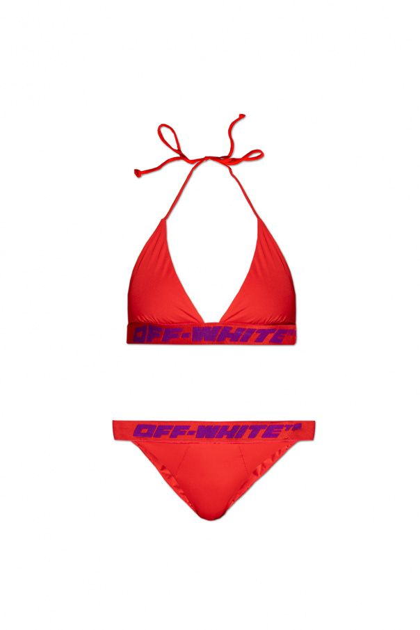 Red Bikini with logo embroidery Off-White InteragencyboardShops
