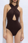Ulla Johnson BROWN ‘Keiran’ one-piece swimsuit